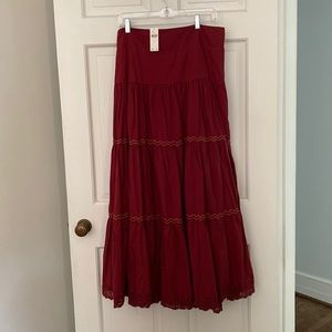 Anthropologie tiered skirt